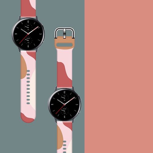 Strap Moro for Samsung Galaxy Watch 45 / 46 / 47 mm silicone bracelet watch band - pattern 12, Hurtel 9145576237526 9145576237526