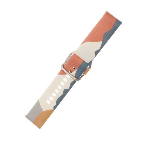 Strap Moro for Samsung Galaxy Watch 45 / 46 / 47 mm silicone bracelet watch band - pattern 15, Hurtel 9145576237557 9145576237557