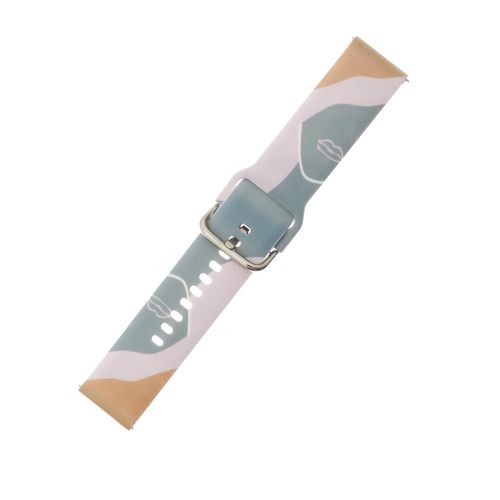 Strap Moro for Samsung Galaxy Watch 45 / 46 / 47 mm silicone bracelet watch band - pattern 17, Hurtel 9145576237571 9145576237571