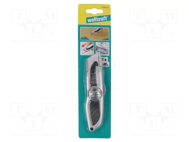Knife; universal; Handle material: metal WOLFCRAFT WF4133000