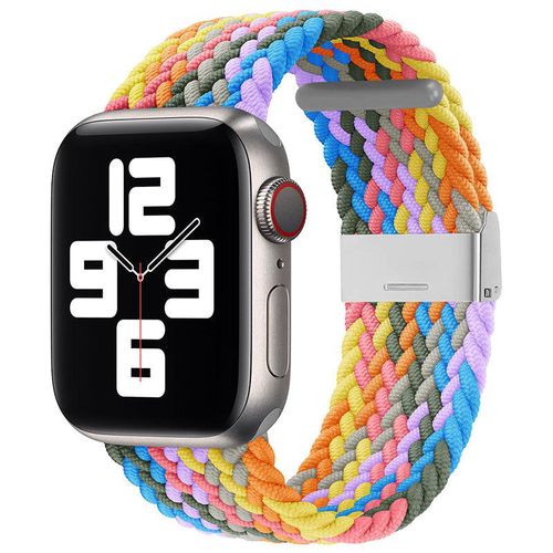 Braided Fabric Strap Bracelet Strap Fabric Band for Apple Watch 38 / 40 / 41 mm - Multicolor, Hurtel 5907769336614 5907769336614