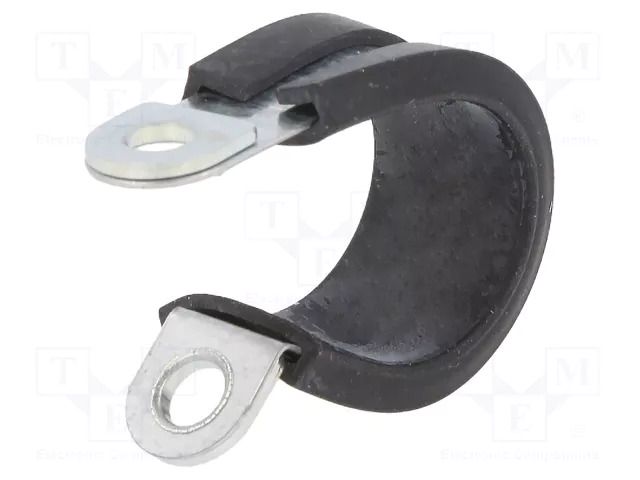 Fixing clamp; ØBundle : 11mm; W: 13mm; steel; Cover material: EPDM PMA I-SGB-11