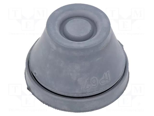 Grommet; with bulkhead; Ømount.hole: 29mm; EPDM; grey SCHNEIDER ELECTRIC IMT37311