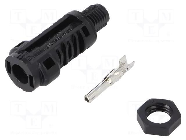 Connector: solar; socket; male; SOLARLOK; for panel mounting TE Connectivity 1971919-2