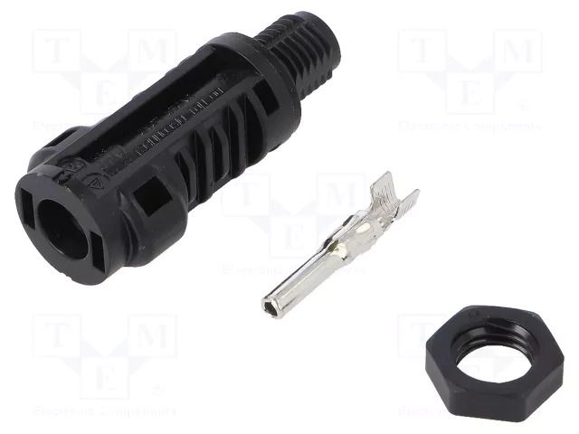 Connector: solar; socket; male; SOLARLOK; for panel mounting TE Connectivity 1971919-2