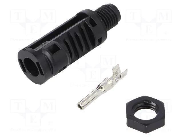 Connector: solar; socket; male; SOLARLOK; for panel mounting TE Connectivity 1971919-1