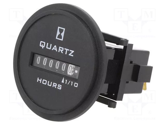 Counter: electromechanical; working time; mechanical indicator TRUMETER 722-0003
