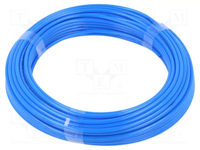 Pneumatic tubing; max.11bar; L: 25m; polyurethane; Flowmatik; blue PNEUMAT 259.04SB-25