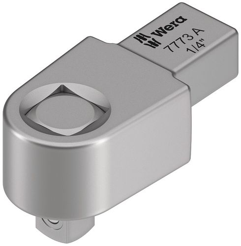 7773 A Square drive insert, 9x12 mm, 9x12x1/4"x44,0, Wera 05078200001