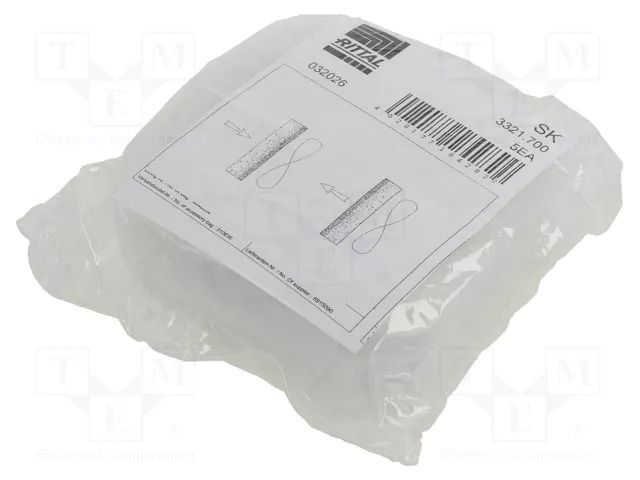 Filter; 89x89mm; chemical fiber; 5pcs. RITTAL RITTAL-3321700