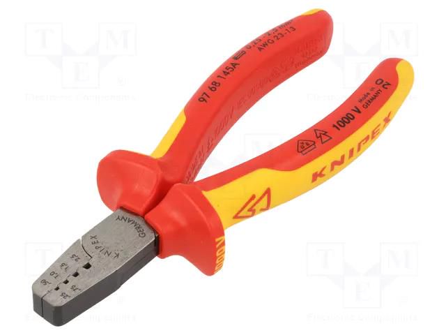 Tool: for crimping; DIN 46228,ferrule; 0.25÷2.5mm2; 23AWG÷13AWG KNIPEX KNP.9768145A