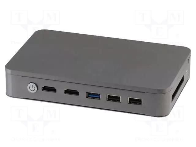 Industrial computer; 12÷24VDC; for DIN rail mounting,VESA AAEON BOXER6404A11110