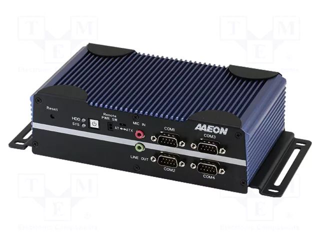 Industrial computer; 9÷24VDC; 10/100/1000 Base-TX x2; BOXER AAEON BOXER6616A21010