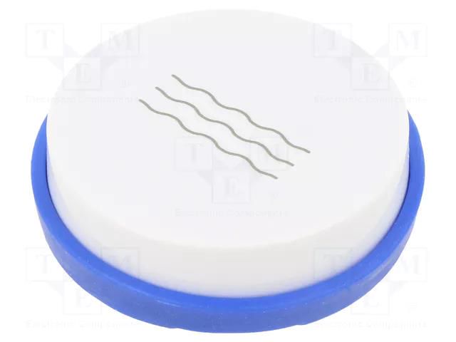 Wireless flood sensor; wall mount,mounting holes; 3VDC; IP67 ZAMEL RCZ-21