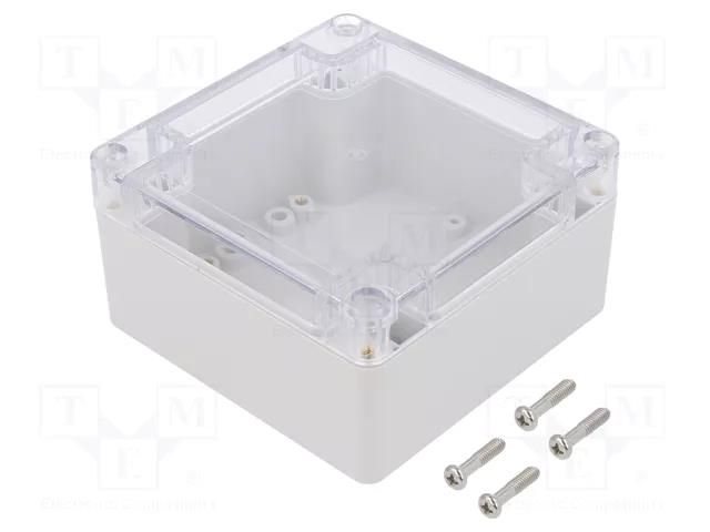 Enclosure: multipurpose; X: 100mm; Y: 100mm; Z: 55mm; polycarbonate GAINTA G2100C