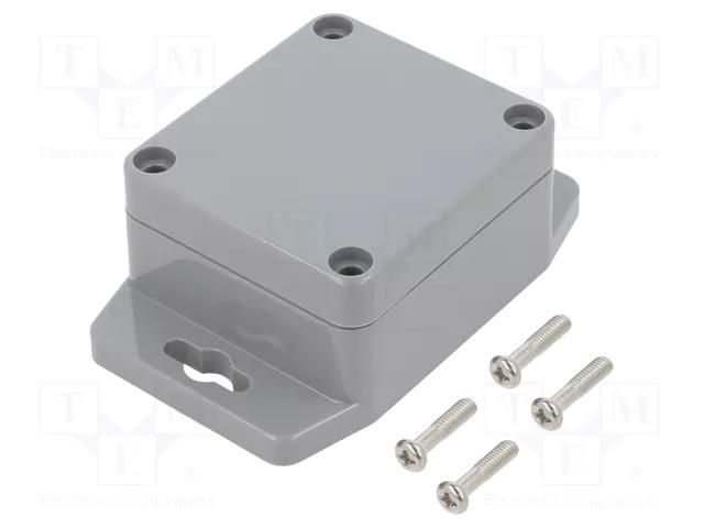 Enclosure: multipurpose; X: 58mm; Y: 64mm; Z: 35mm; with fixing lugs GAINTA A302MF-IP68