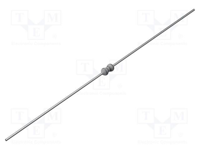 Resistor: metal glaze; THT; 4.3MΩ; 0.5W; ±5%; Ø4x10mm; 200ppm/°C VISHAY VR37000004304JA100