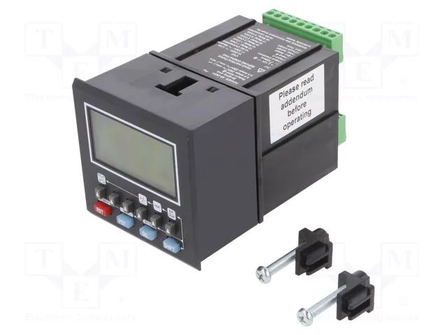 Counter: electronical; LCD; pulses; 999999; SPST; IP65; 72x72x120mm TRUMETER TRU-9100