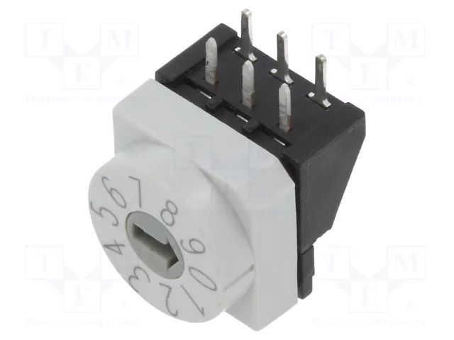 Encoding switch; DEC/BCD; Pos: 10; THT; Rcont max: 80mΩ; P65 PTR HARTMANN P65THR102L254H