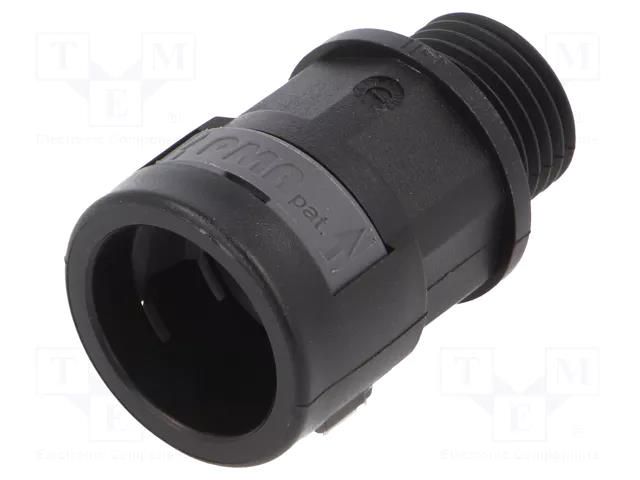 Straight terminal connector; Thread: metric,outside; PMAFIX VND PMA I-BVND-M162GT