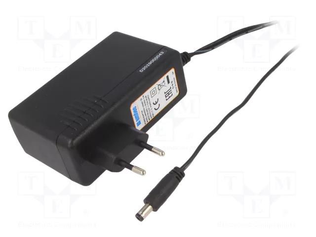 Power supply: switching; mains,plug-in; 12VDC; 5A; 60W; 87%; black AIMTEC AMA65ER4-120500Y