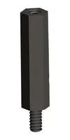 STANDOFF, NYLON, HEX M-F, 6-32, 6.4MM 4970