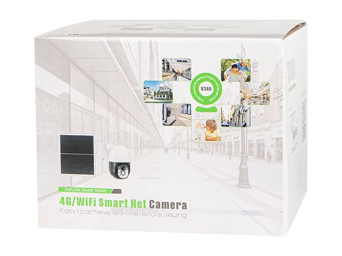 Wireless 4G LTE camera with SIM card slot and solar cell set, 2MP, PTZ 78-815 5900804123217