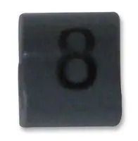 CABLE MARKER, 8, GREY, PK100 05801808