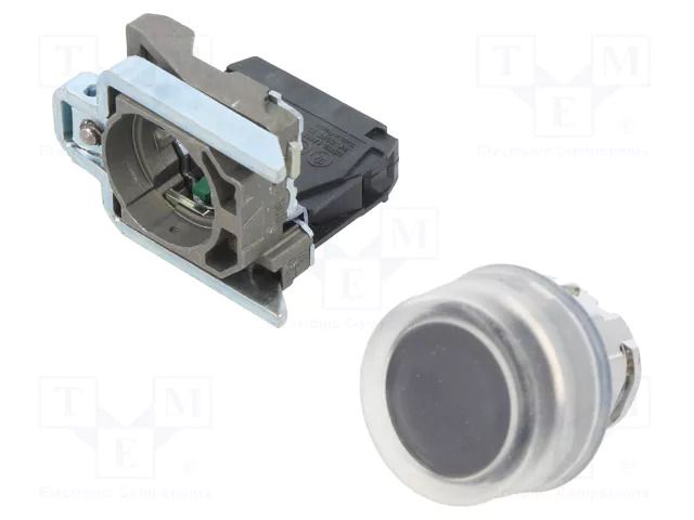 Switch: push-button; 22mm; NO; black; none; 3A/240VAC; 0.55A/125VDC SCHNEIDER ELECTRIC XB4BP21