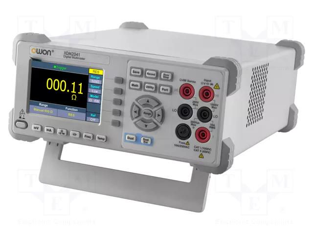 Benchtop multimeter; LCD 4,5"; 5,5 digit; 480x320; True RMS AC OWON XDM2041