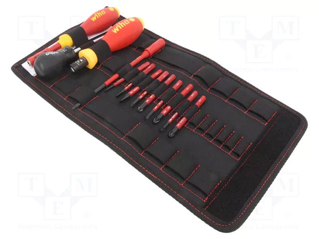 Kit: screwdrivers; case; torque,insulated; 1kVAC; PZ1/SL,PZ2/SL WIHA WIHA.40674