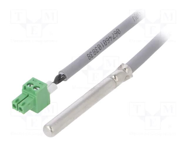 Sensor: temperature; DS18B20; Body dim: Ø6x50mm; Leads: leads x2 INVEO SENSOR-DS-5