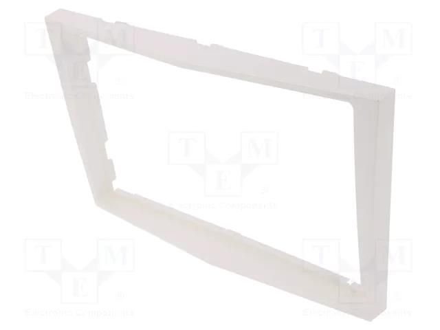 Radio frame; Opel; 2 DIN; white (pearl) COMPOTECH RAM-40.152.16