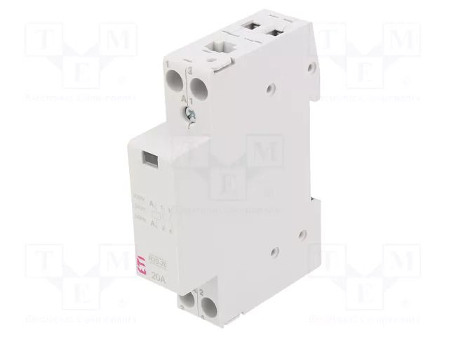 Contactor: 2-pole installation; 20A; 230VAC; NO x2; R ETI POLAM 002461210