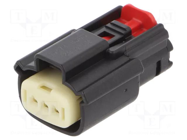 Connector: wire-wire; plug; female; MX150; PIN: 3; for cable; 3.5mm MOLEX MX-33471-0306