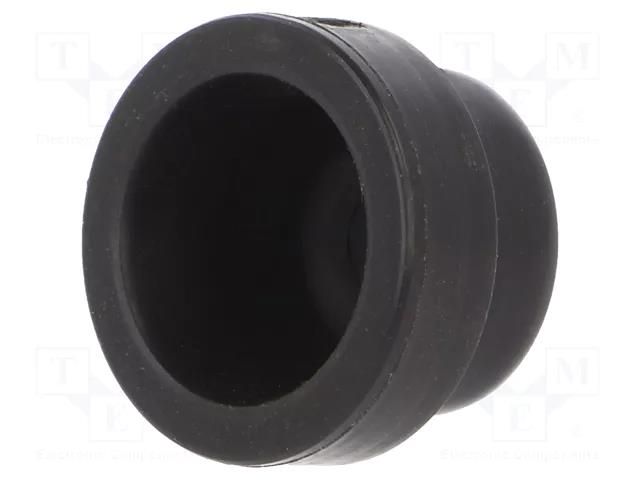 Plugs; 12mm; elastomer; Seal Plug DS; black; -20÷80°C; IP54 HUMMEL HUMMEL-1250120150