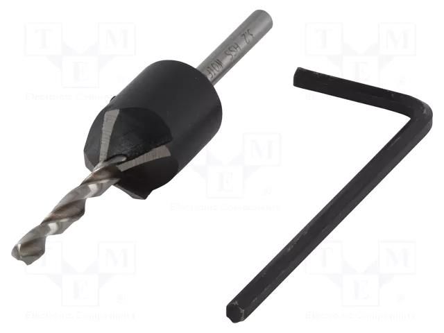 Screw starter; Ø: 3.2mm; Ø: 3.2÷12mm; wood,plastic,chipboard WOLFCRAFT WF2498000