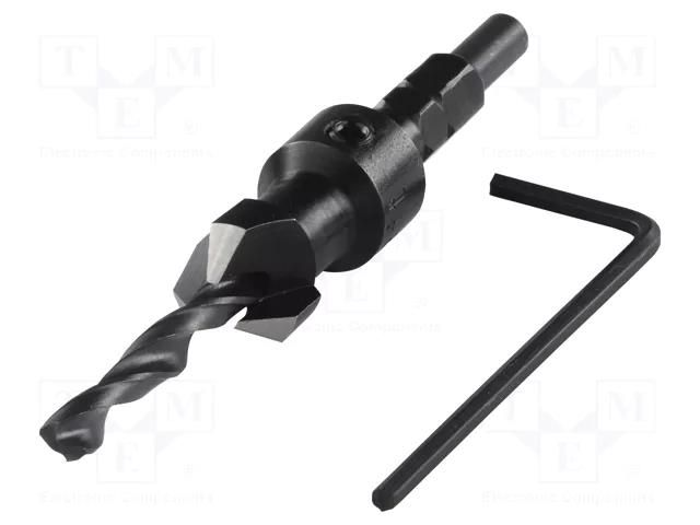 Screw starter; Ø: 4.5mm; Ø: 4.5÷12mm; wood,plastic,chipboard WOLFCRAFT WF2545000