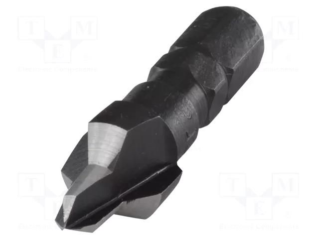Countersink; 4÷10mm; wood,metal,plastic; tool steel WOLFCRAFT WF2547000
