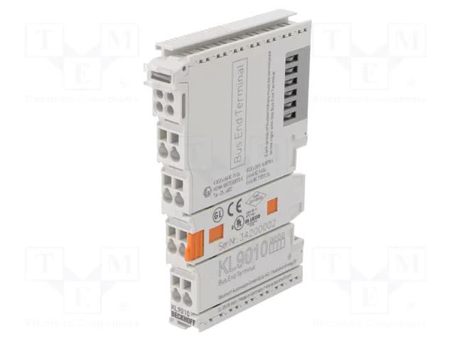 Industrial module: bus end terminal; -25÷60°C; IP20 Beckhoff Automation KL9010