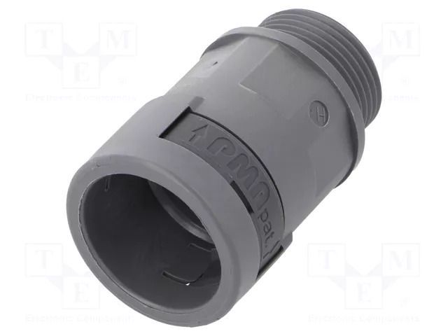 Straight terminal connector; Thread: metric,outside; PMAFIX VND PMA I-SVND-M257GT