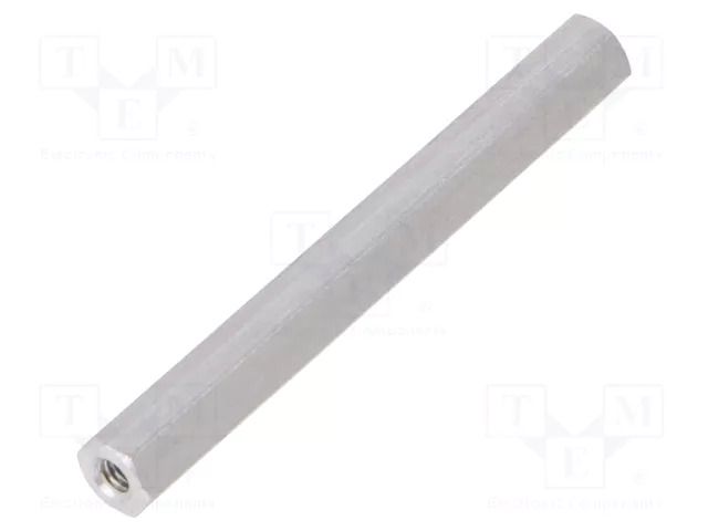 Screwed spacer sleeve; 45mm; Int.thread: M2,5; hexagonal DREMEC TFF-M2.5X45/DR132