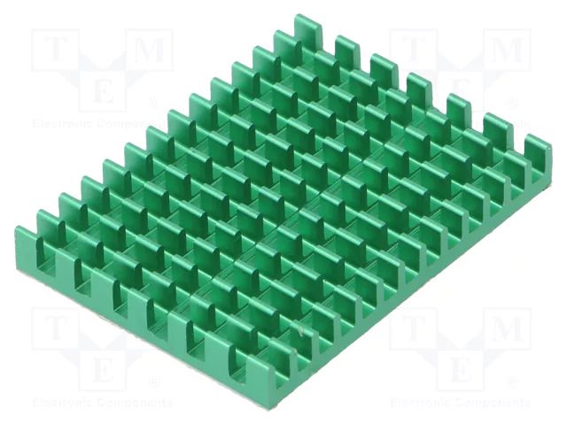 Heatsink: extruded; grilled; Raspberry Pi; green; L: 40mm; W: 30mm  ODS-15697