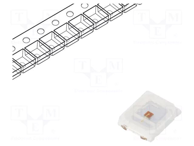 LED; 2835; 120°; flat; 1.8÷2.4VDC; 2.8x3.5x0.65mm; Pmax: 300mW REFOND RP32E1-RUT-FR
