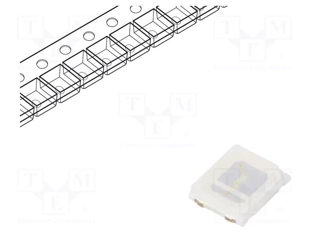 LED; 2835; 120°; flat; 2.8÷3.6VDC; 2.8x3.5x0.65mm; Pmax: 450mW REFOND RA32A1-BNU-FR