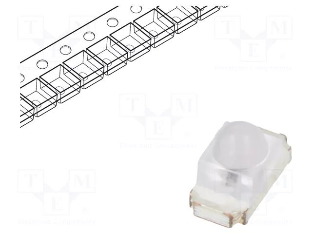 IR transmitter; 1.5mm; transparent; 30°; 1.3÷1.7VDC; λp max: 850nm OPTOSUPPLY OSI3120631F