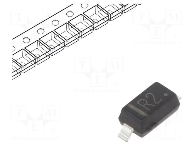 Diode: Schottky switching; SOD123; SMD; 20V; 500mA; reel,tape MICRO COMMERCIAL COMPONENTS MBR0520-TP