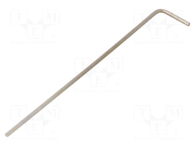 Wrench; hex key; HEX 1.5mm; Overall len: 91mm; Plating: nickel WIHA WIHA.01201