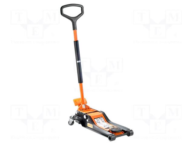 Hydraulic floor jack; 2000kg; Hmin: 70mm; Hmax: 490mm BAHCO SA.BH12000