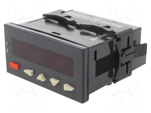 Counter: electronical; LED; pulses/speed/time; 999999; SPDT; IP65 TRUMETER TRU-8981-5